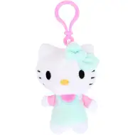 Hello Kitty plišasta torbica s sponko, 12 cm – mentol zelena