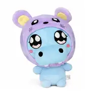 Hoody Kin Academy: Plišast hipopotam s kapuco, 30 cm