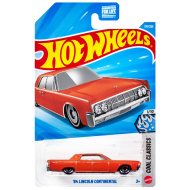 Hot Wheels: 64 Lincoln Continental oranžen avtomobilček 1/64 - Mattel