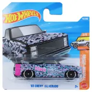 Hot Wheels: 83 Chevy Silverado črna vdova majhen avto 1/64 - Mattel