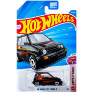 Hot Wheels: 85 Honda City Turbo II črni avtomobilček 1/64 - Mattel