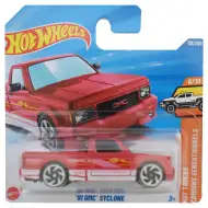 Hot Wheels: 91 GMC Syclone rdeči avtomobilček 1/64 - Mattel