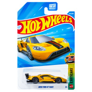 Hot Wheels: 2016 Ford GT Race rumen avtomobilček 1:64 - Mattel