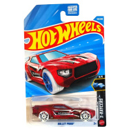 Hot Wheels: Bullet Proof majhen rdeč avtomobilček v merilu 1:64 - Mattel
