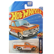 Hot Wheels: Custom 72 Chevy Luv oranžno-beli avtomobilček 1/64 – Mattel