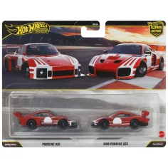 Hot Wheels: Deluxe Porsche 935 in 2018 Porsche 935, komplet 2 avtomobilčkov 1/64 - Mattel