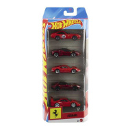Hot Wheels Ferrari 5-delni komplet majhnih avtomobilčkov v merilu 1/64 – Mattel