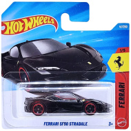 Hot Wheels: Ferrari SF90 Stradale črn avtomobilček 1/64 - Mattel
