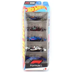 Hot Wheels Formula-1 5-delni komplet majhnih avtomobilčkov 1:64 – Mattel