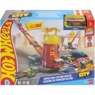Hot Wheels: Gasilski stolp dirkalni set – Mattel