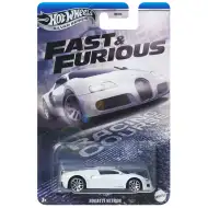 Hot Wheels: Hitri in drzni Bugatti Veyron bel beli avtomobilček 1/64 - Mattel