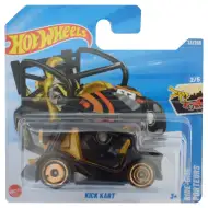 Hot Wheels: Kick Kart črni avtomobilček 1/64 - Mattel