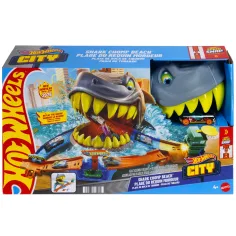 Hot Wheels: Komplet proge Napad morskega psa z majhnim avtomobilčkom - Mattel