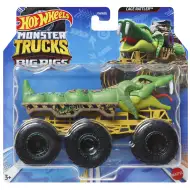 Hot Wheels Monster Trucks: Big Rigs Cage Rattler šestkolesnik 1:64 - Mattel