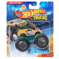 Hot Wheels Monster Trucks: Chili N’ Hot Dogs mini monster tovornjak 1/64 – Mattel