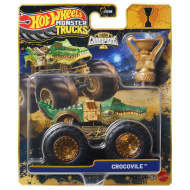 Hot Wheels Monster Trucks: Crocovile zmagovalni monster avtomobilček s pokalom 1:64 - Mattel