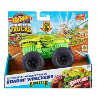 Hot Wheels Monster Trucks: Gunkster pošastni avto s svetlobnimi in zvočnimi učinki 1/43 - Mattel