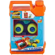 Hot Wheels Monster Trucks: Igralni set z bencinsko kantico - Mattel