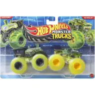 Hot Wheels Monster Trucks: Loco Punk proti Hotweiler, komplet dveh avtomobilčkov 1/64 – Mattel