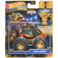 Hot Wheels Monster Trucks: Piran-Ahhh zmagovalni avtomobilček s pokalom 1/64 – Mattel