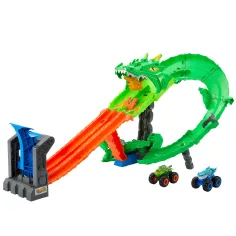Hot Wheels Monster Trucks: Proga z zmajevo dirko – Mattel slika 2