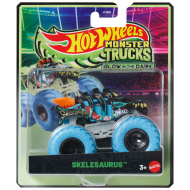 Hot Wheels Monster Trucks: Skelesaurus avtomobilček, ki sveti v temi 1/64 – Mattel