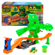 Hot Wheels Monster Trucks Slajm Pošast Kaos Komplet Steze - Mattel