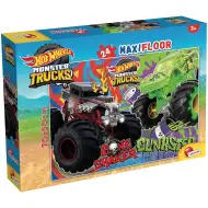 Hot Wheels Monster tovornjaki 24-delni maxi talna sestavljanka 70x50 cm - Lisciani