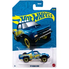 Hot Wheels Pearl & Chrome: 87 Dodge D100 model avtomobila v merilu 1/64 - Mattel