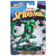 Hot Wheels Srebrna serija: Marvelov Spider-Man Fish’d &amp; Chip’d avtomobilček 1/64 - Mattel