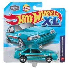 Hot Wheels XL: 1992 Ford Mustang Foxbody avtomobilček v merilu 1:43 – Mattel