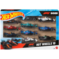 Hot Wheels avtomobilčki: F1, 10-delni komplet - Mattel