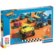 Hot Wheels dirka 104-delna maxi supercolor sestavljanka - Clementoni
