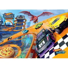 Hot Wheels dirka 104-delna supercolor sestavljanka - Clementoni slika 2