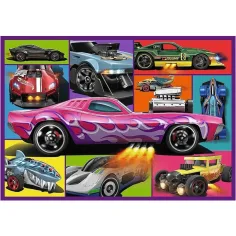 Hot Wheels dirkalni avtomobili, komplet 4 sestavljank po 250 kosov - Trefl slika 4