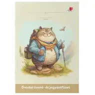 ICO: Cat Otroški vrtec obvestilni in beležnični zvezek A5, 32 listov