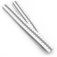 ICO: JEŽEK papirni meter 100 cm 1 kos