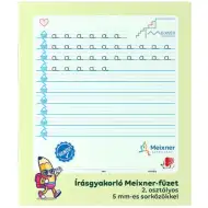 ICO: Ježek Vadnica pisanja po metodi Meixner za 2. razred s 5 mm razmakom med vrsticami