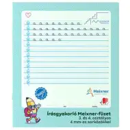 ICO: Ježkova vaja za vadbo pisanja po Meixnerju za 3.–4. razred s 4 mm razmikom med vrsticami