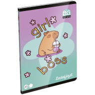 ICO: LizzySuli Lollipop Capybara zvezek za domače naloge A5, 40 listov