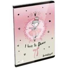 ICO: LizzySuli Lovely Ballerina Tiny Dancer zvezek za domače naloge A/5, 40 listov