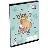 ICO: Lizzysuli Lollipop Capybara črtni zvezek za 4. razred A5 21-32