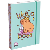 ICO: Lizzysuli Lollipop Capybara škatla za zvezke A4 z vzorcem