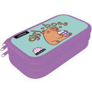 ICO: Lizzysuli Lollipop Capybara, troslojni peresnik s potiskom kapibare, 14x21x5 cm
