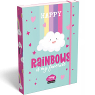 ICO: Lizzysuli Lollipop Rainbow mapa za zvezke z elastiko A/5