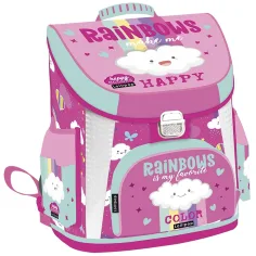 ICO: Lizzysuli Prémium Lollipopp Rainbow ergonomska šolska torba, nahrbtnik 39x35x24 cm