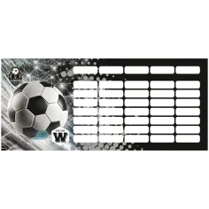 ICO: Lizzysuli Top League FTW — dvostranski urnik na enem listu