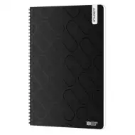 ICO: Student Premium Black Črtasti Zvezek A/4, brez črt, 100 listov