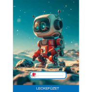 ICO: zvezek za domače naloge formata A5 z motivom ježka-robota