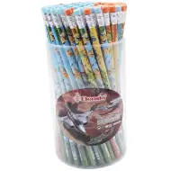 Ico: Bensia grafitni svinčnik z motivom letala in radirko, na voljo v več različicah, 1 kos